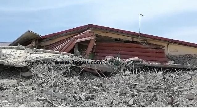 Several people trapped as building collapses at Roman Ridge; GNFS rescue efforts ongoing