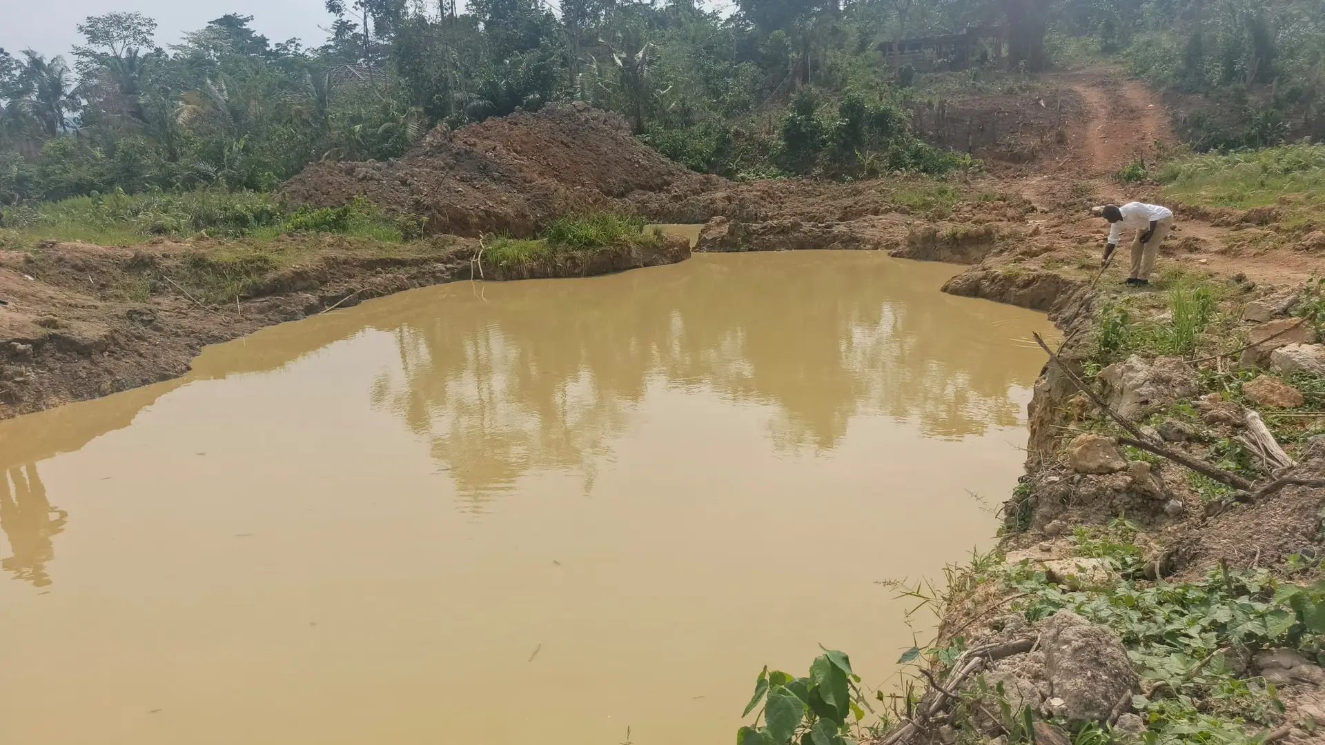 Ashanti Region: Woman dies after falling into abandoned mining pit at Mpasatia