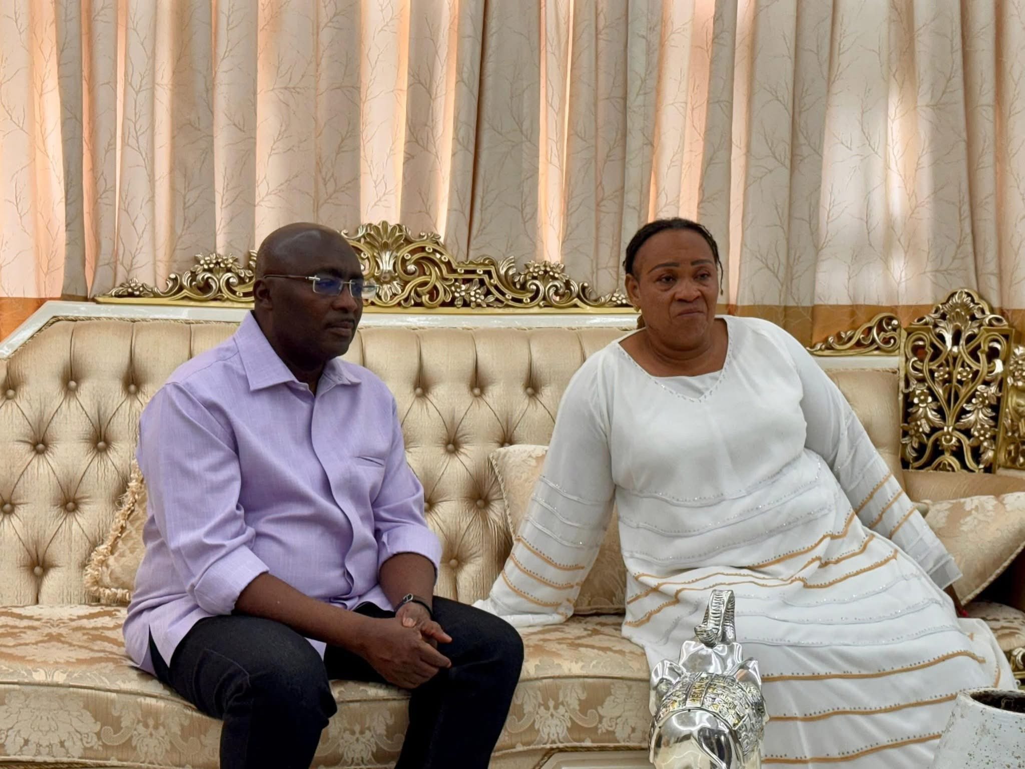 Photos: Bawumia visits Hawa Koomson, NPP victims after Ablekuma North rerun violence