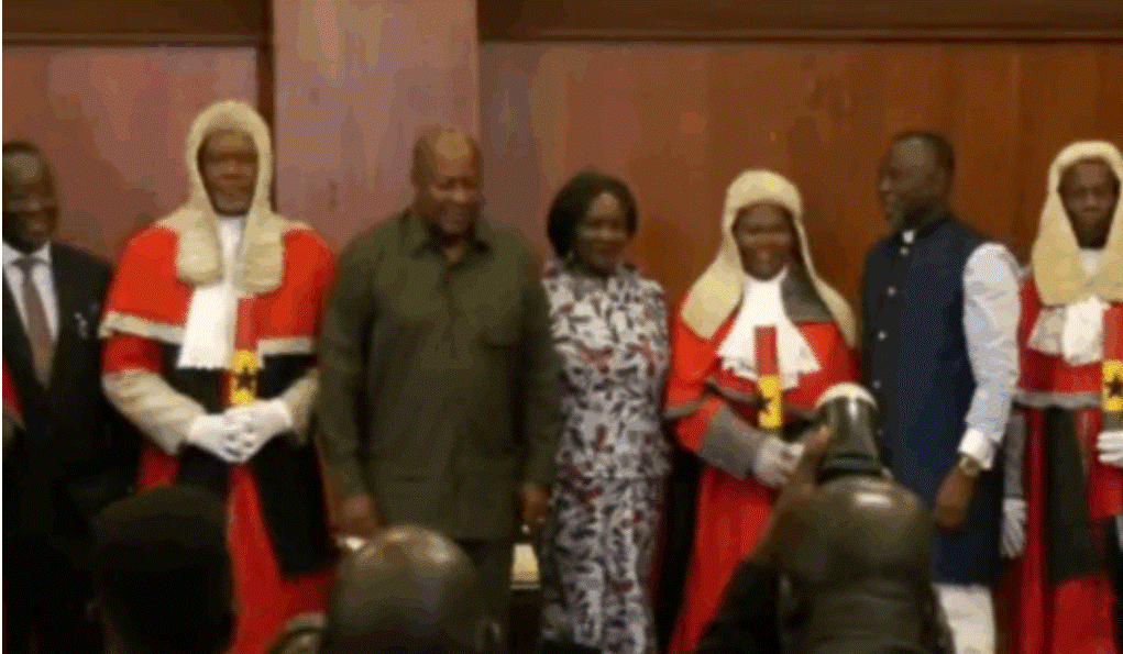 Mahama swears in 7 new justices of the Supreme Court