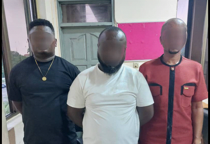 Police foil planned robbery on gold consignment, three suspects arrested