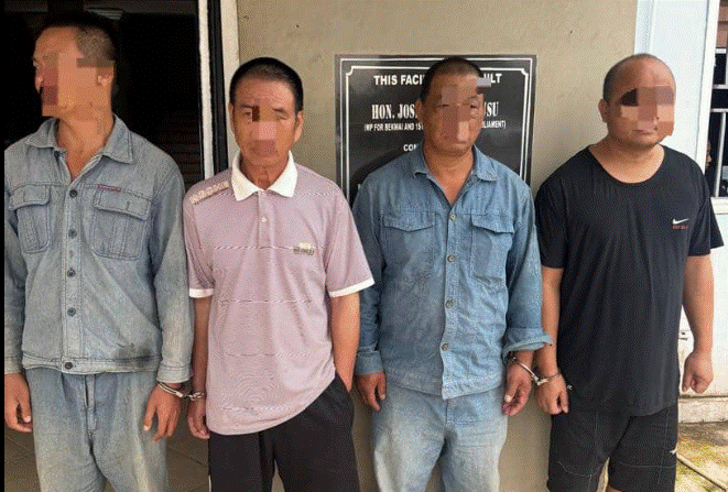 Police arraign four suspects over galamsey