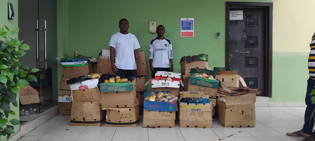 NACOC seizes cannabis at Swissport Terminal; 2 suspects arrested 2 others at large