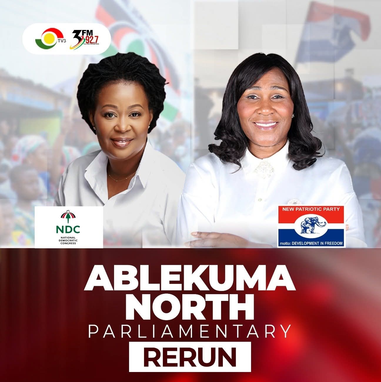 PLAYBACK: TV3’s coverage of collation and declaration of results in Ablekuma North Parl. Election rerun