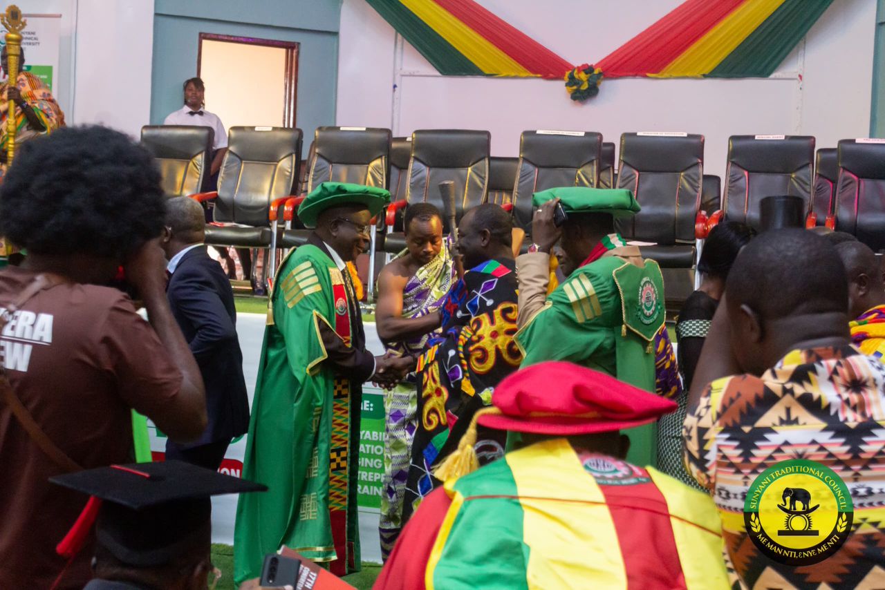 Paramount Chief of Sunyani Traditional area urges STU students to be agents of change