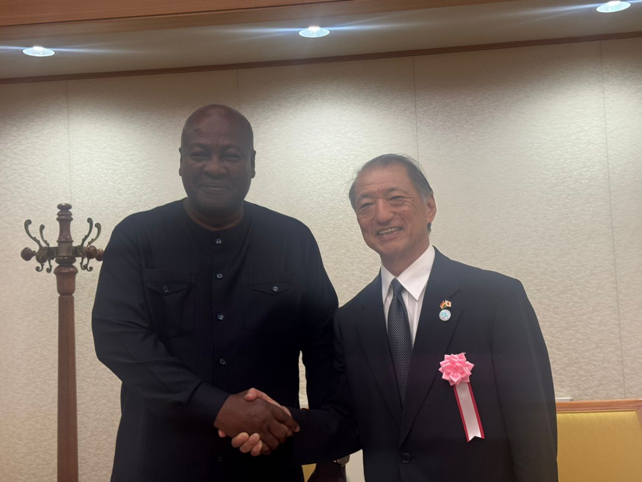 President Mahama arrives in Japan for 9th TICAD Conference