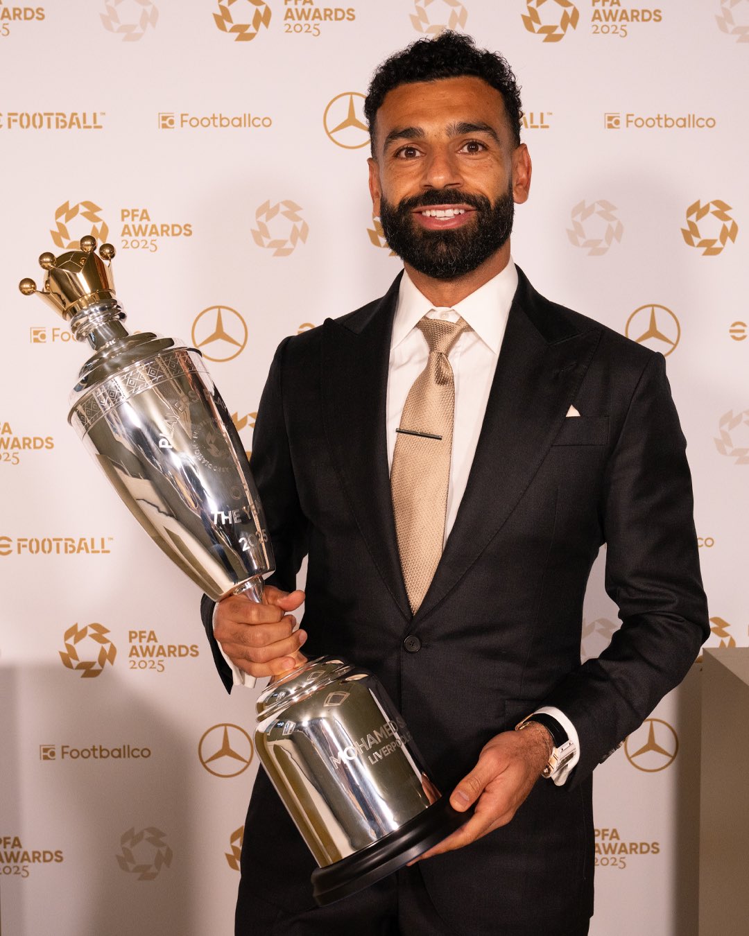 Mohamed Salah crowned 2025 PFA Player of the Year