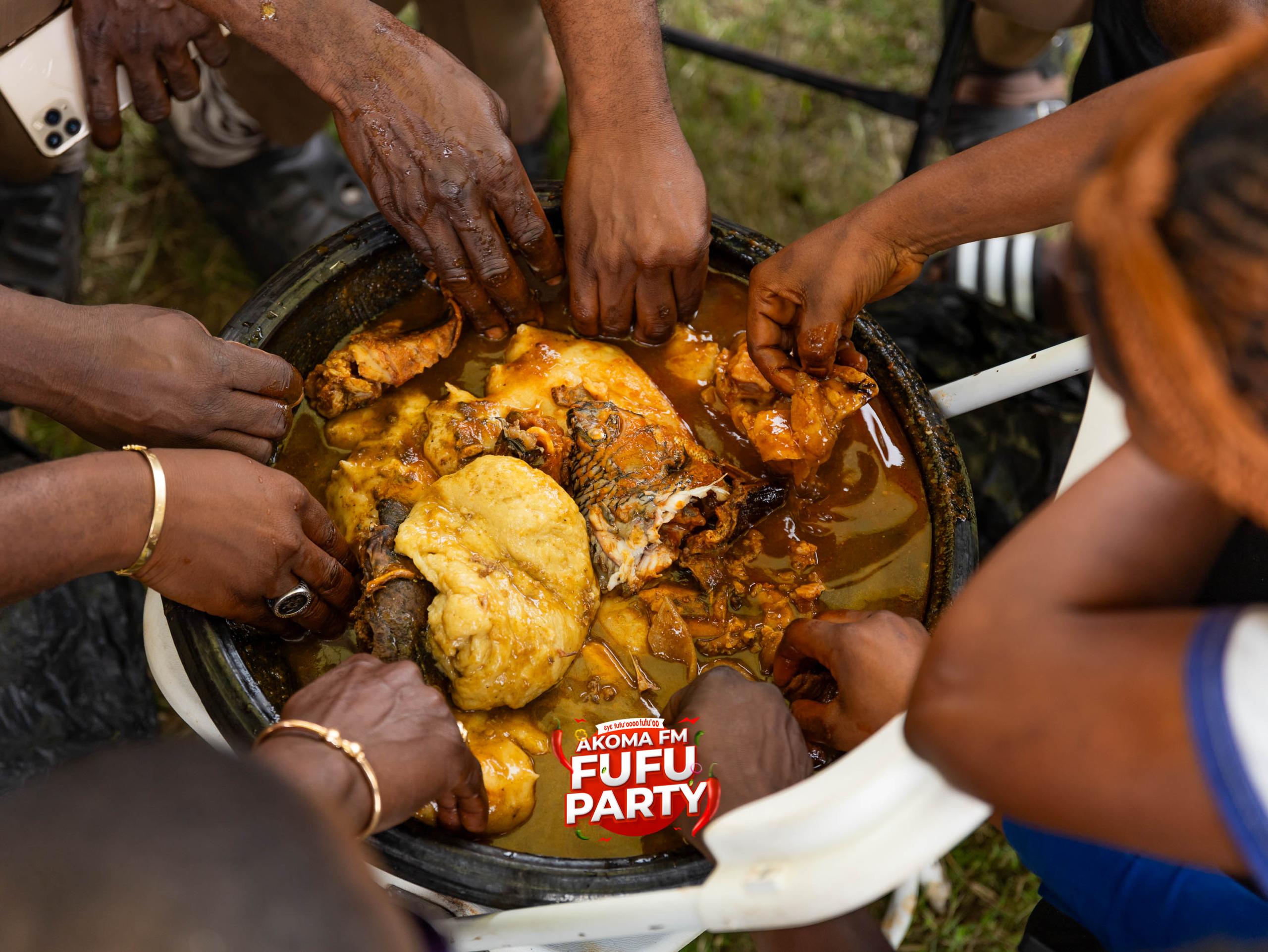 Photos: AKOMA FM fufuo party