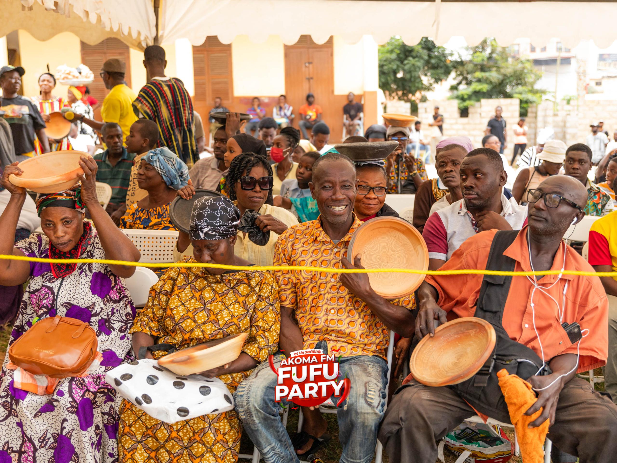 Akoma FM Fufuo Party: Patrons and sponsors treated to fufu delicacy, exceeding their expectations