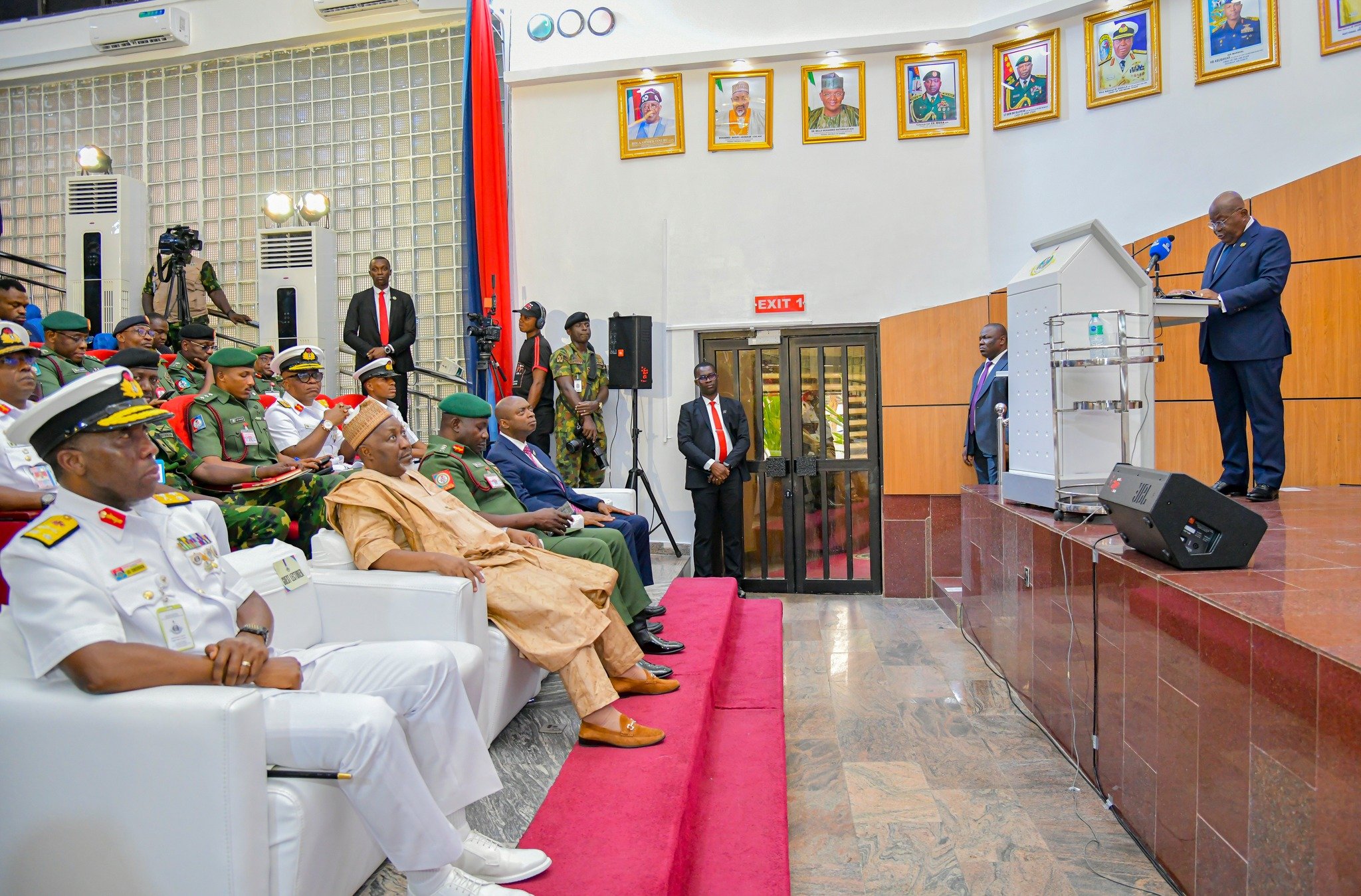Abuja: Akufo-Addo explains why he commissioned Ghana’s College of Defence Studies to train senior-level personnel for nat’l security key roles