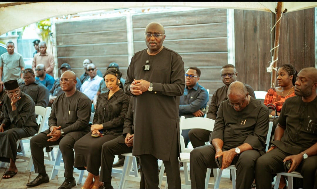 The grief comes to all Ghanaians – Bawumia after laying wreath in memory of helicopter victims