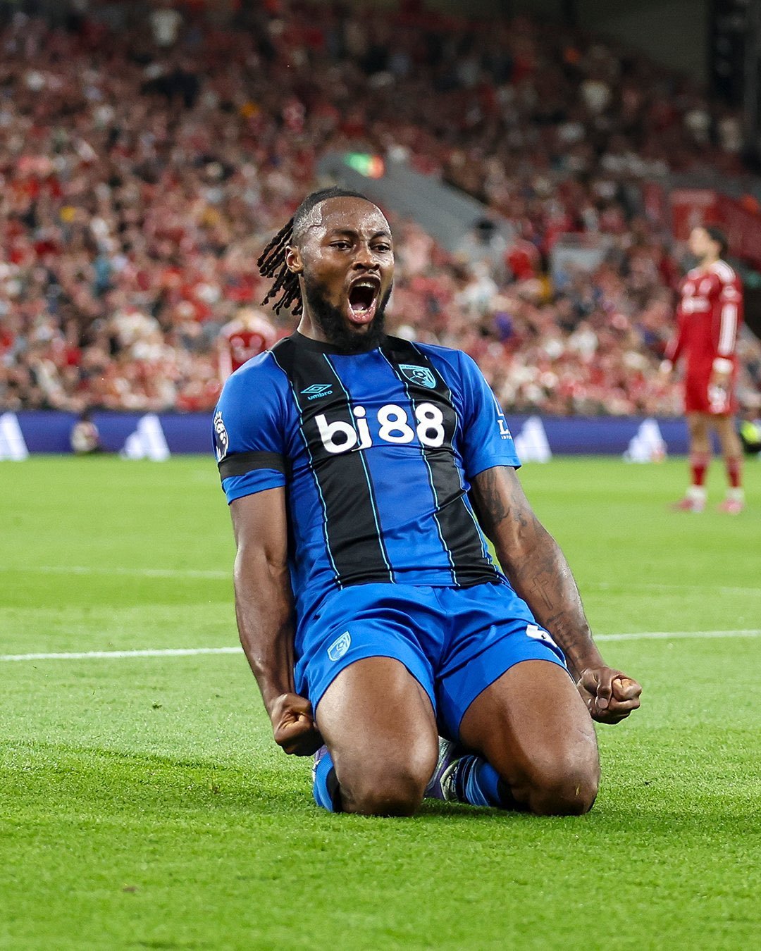 2025/26 EPL: Semenyo grabs first assist as Bournemouth stun Wolves