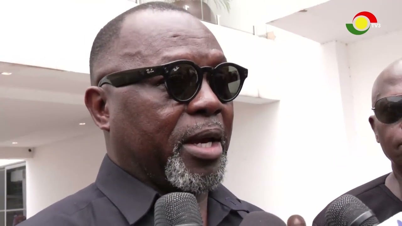 Watch the moment Attorney General Dominic Ayine breaks down in tears after signing condolence book