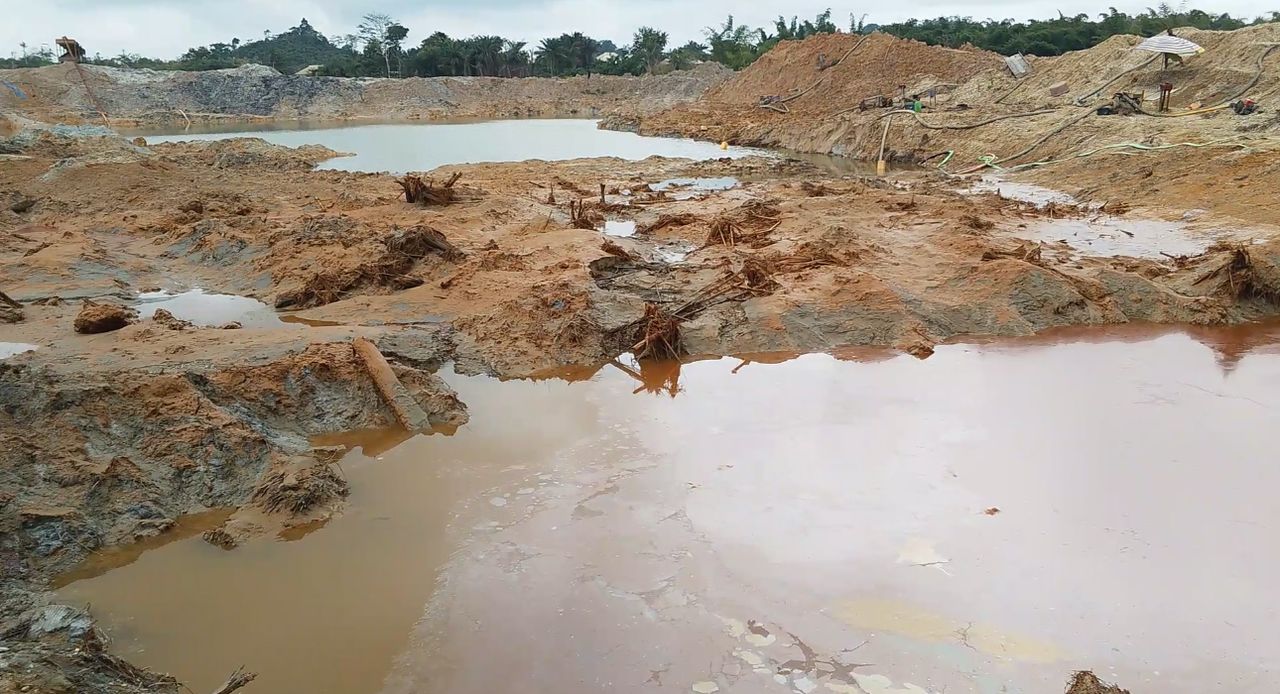 Illegal Mining Menace: Ghana Gas pipelines in Evalue Gwira Municipality at risk