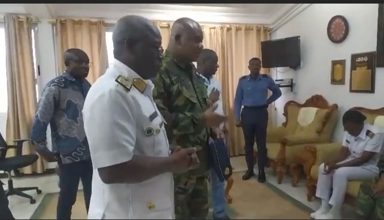 GAF helicopter crash: Western Regional Minister consoles wife of Flying Officer Twum Ampadu