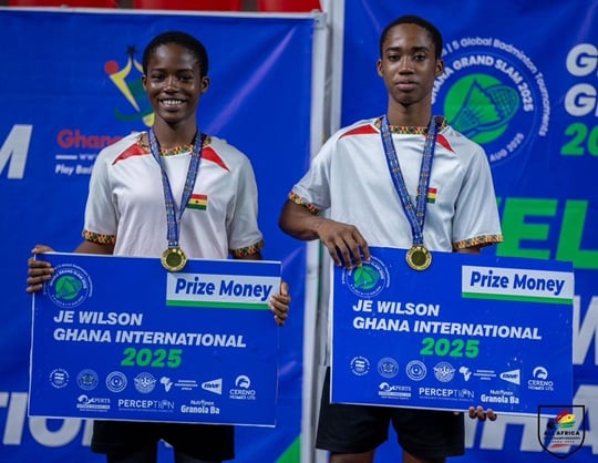 Ghana shines at World U-19 Badminton Championships with two golds, one silver and two bronze medals