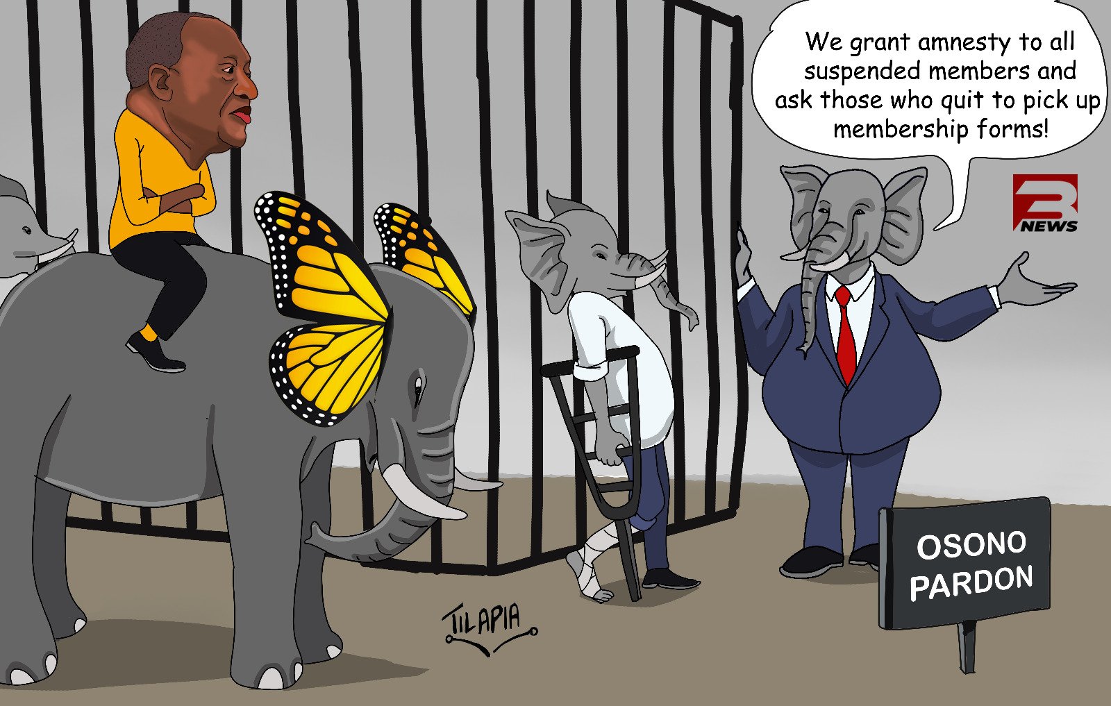 Daily Cartoon: Monday August 18th – Tilapia