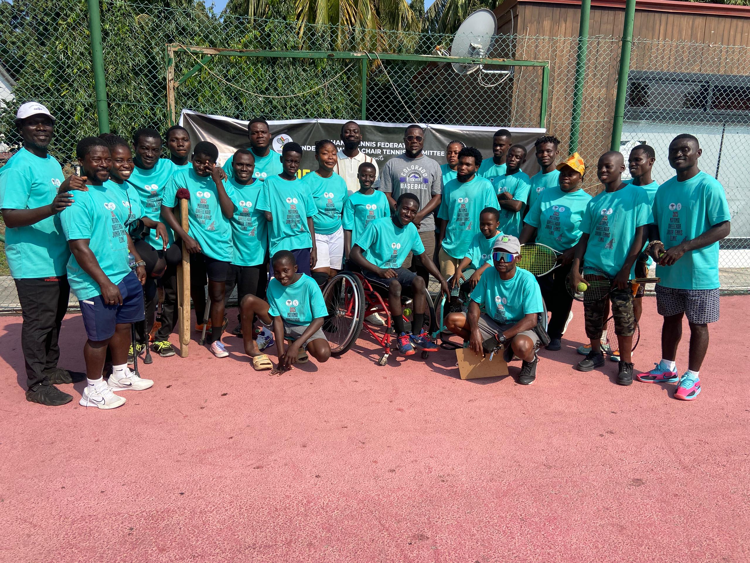 Ghana Tennis Federation holds Junior Wheelchair Tennis clinic in Accra