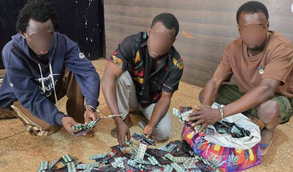 Police arrest three suspects with restricted drugs and firearm near Savelugu