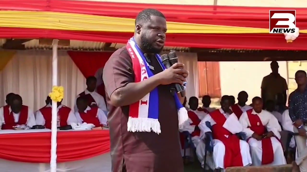 Akwatia By Election: NPP candidate Solomon Asumadu makes his case to voters ahead of Tuesday’s poll