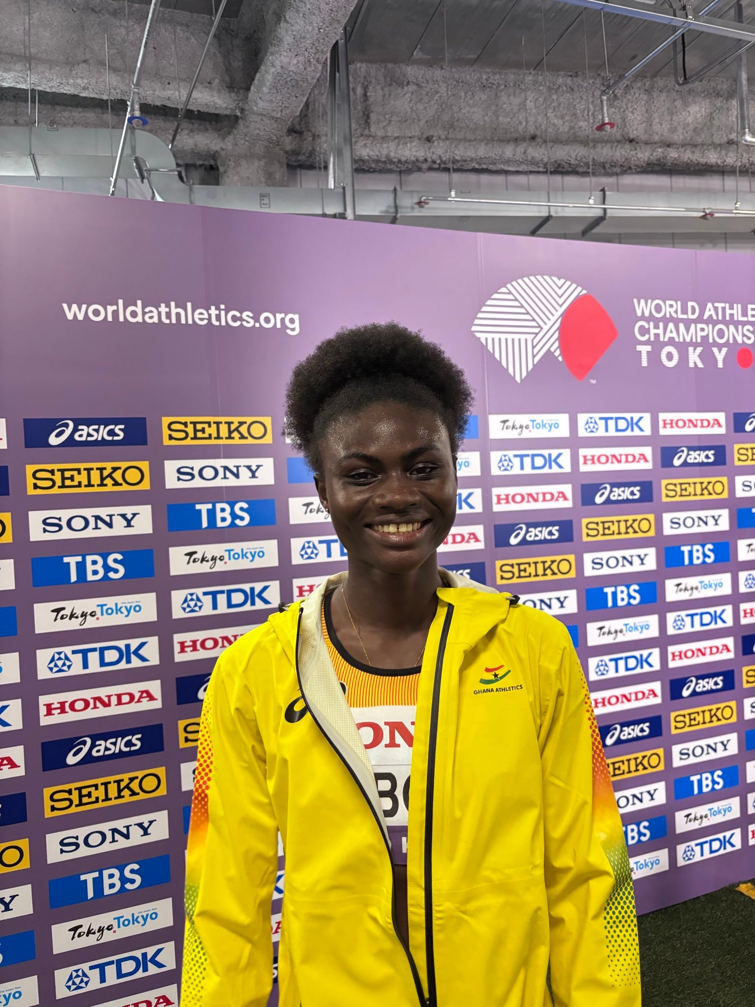 Rose Yeboah beams with pride after reaching World Athletics high jump final