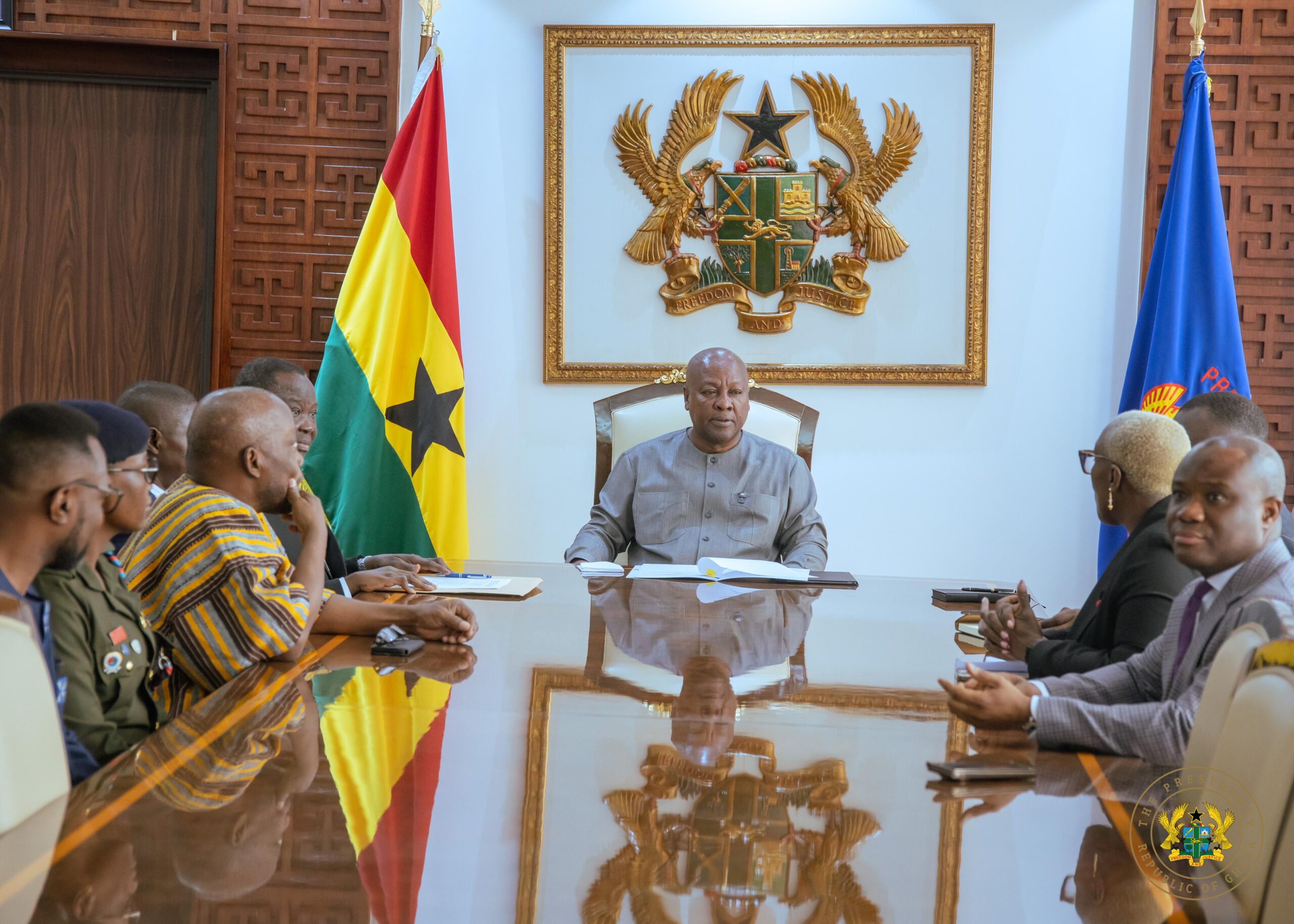 President Mahama receives report on petitions against Chief Justice