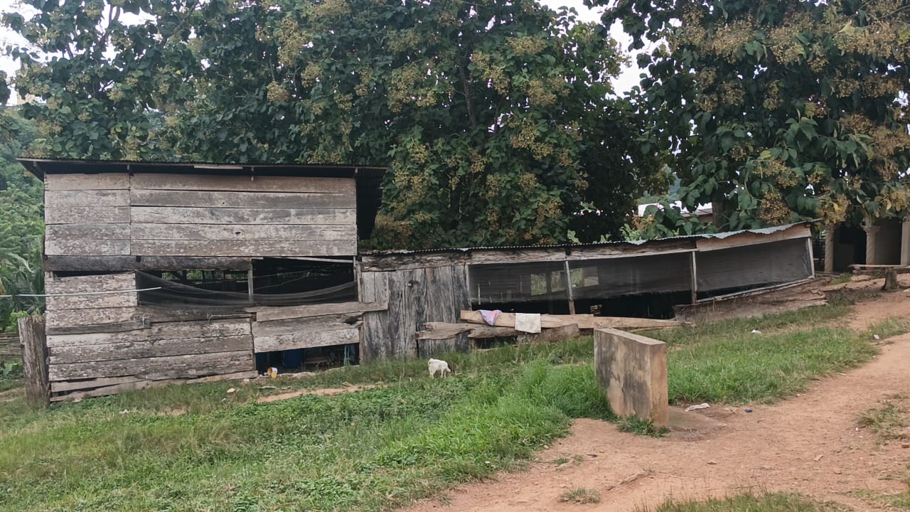 Sefwi Wiawso Senior High Technical School students eat in a death trap of a kitchen