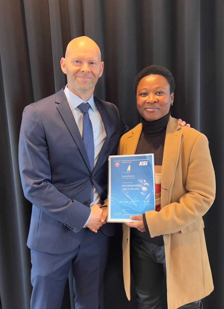 Samira Suleman sets sights on national team role after earning UEFA A Diploma