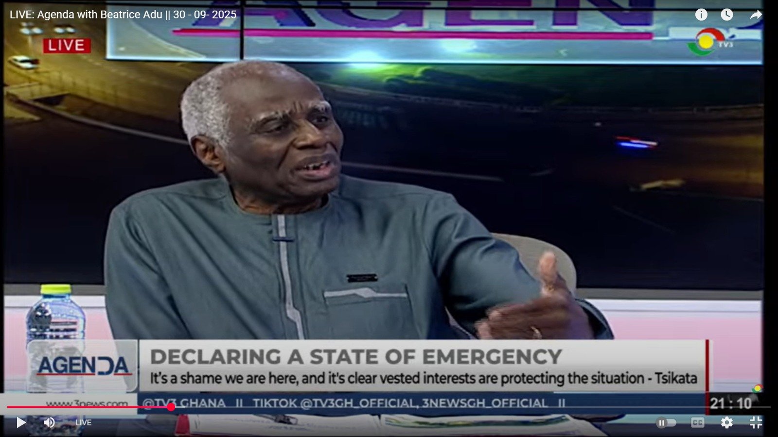Galamsey: Clearly, there are vested interests that are protecting the situation – Tsatsu Tsikata