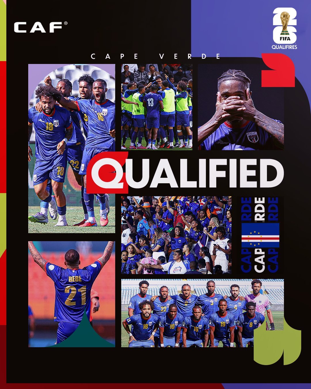 Cape Verde become smallest African country to qualify for the World Cup