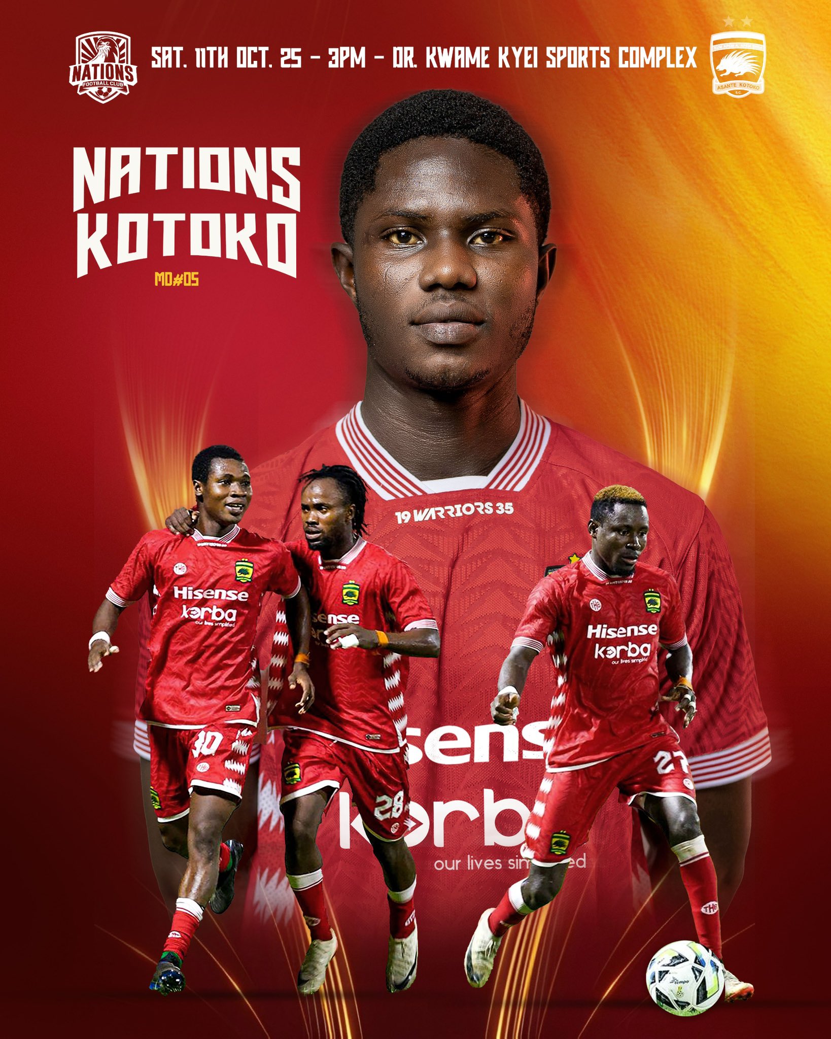 GPL 2025/26: Nations FC host high flying Kotoko