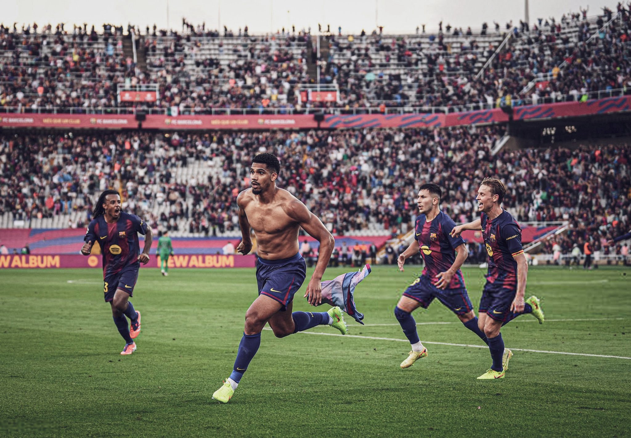 Barcelona back on top: Araujo’s last-gasp heroics seal derby win over Girona