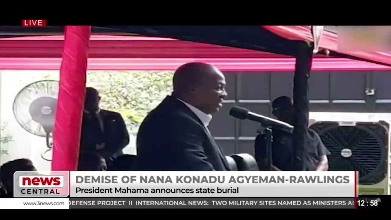 John Mahama assures full state burial for late Nana Konadu Agyeman-Rawlings, hailing her legacy