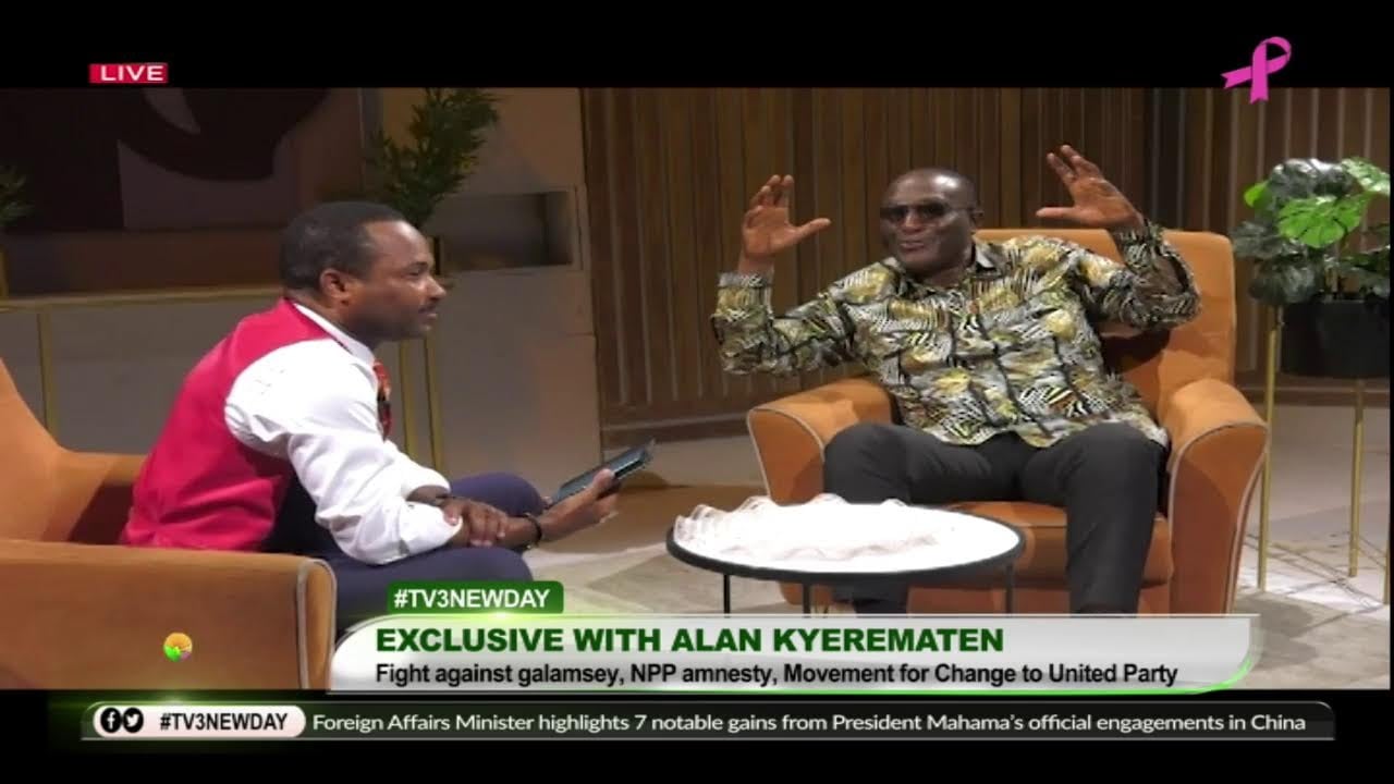 LIVE : TV3 Newday – Exclusive with Alan John Kwadwo Kyerematen || 17 – 10 – 2025