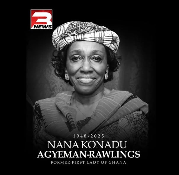 Former First Lady Nana Konadu Agyeman-Rawlings passes on