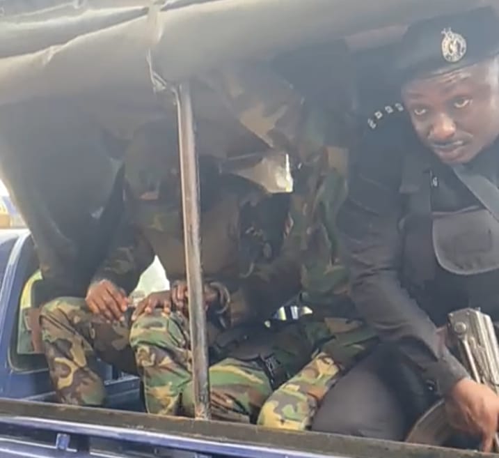 4 persons including 2 military officers arrested for alleged robbery at a mining site in Prestea