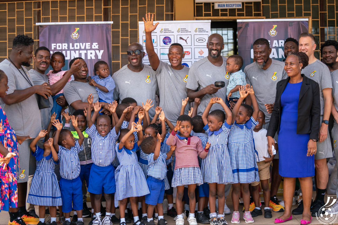 Black Stars Technical Team donates to Osu Children’s Home following World Cup qualification
