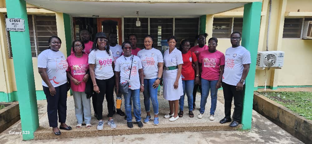 Oti Region: HSWU leads Breast Cancer awareness and screening drive in Nkwanta