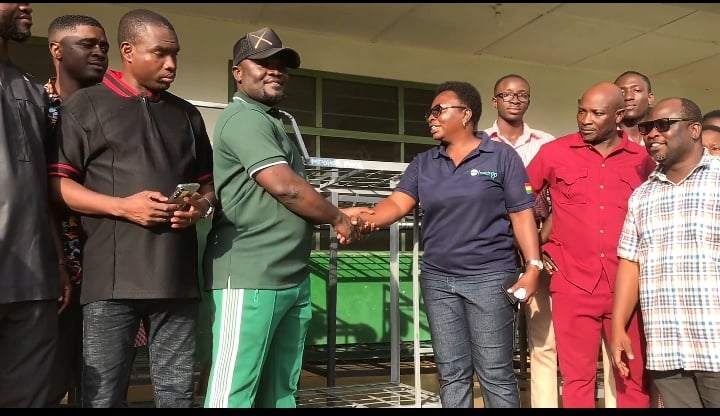 Mpohor MP resolves ‘No-Bed Syndrome’ at MPOSEC with 50 bunk beds