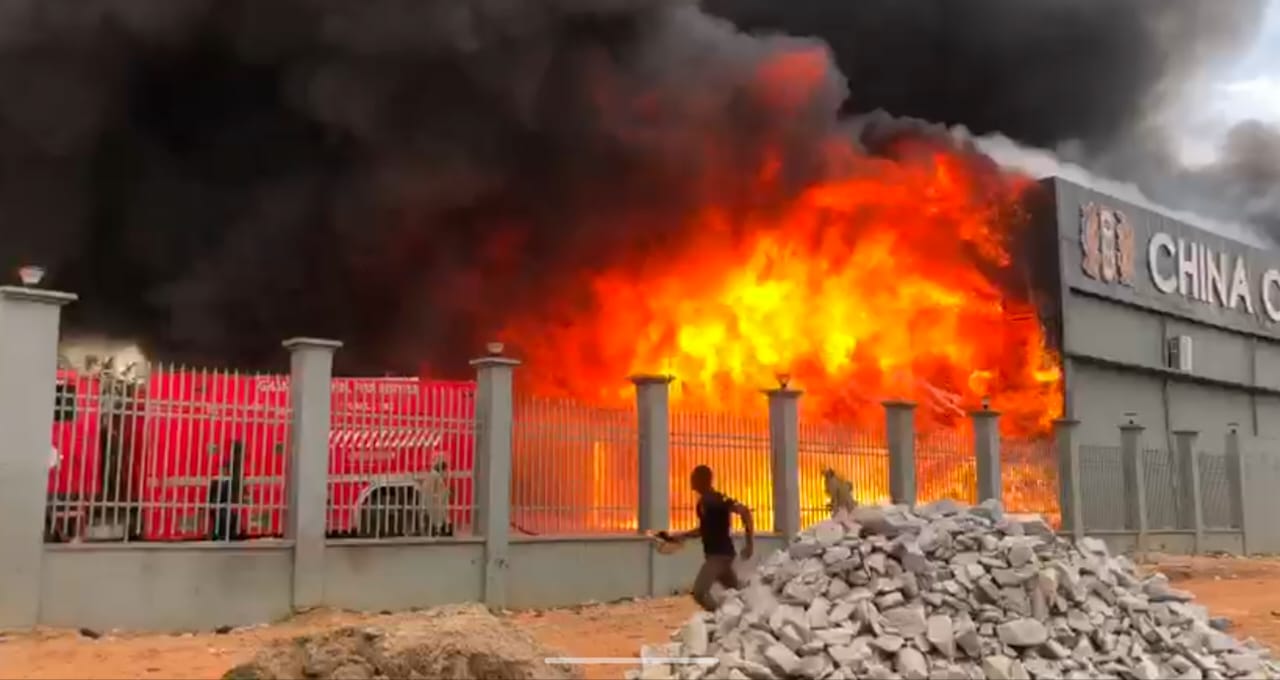 Fire guts China City Mall in Kumasi, causes extensive damage