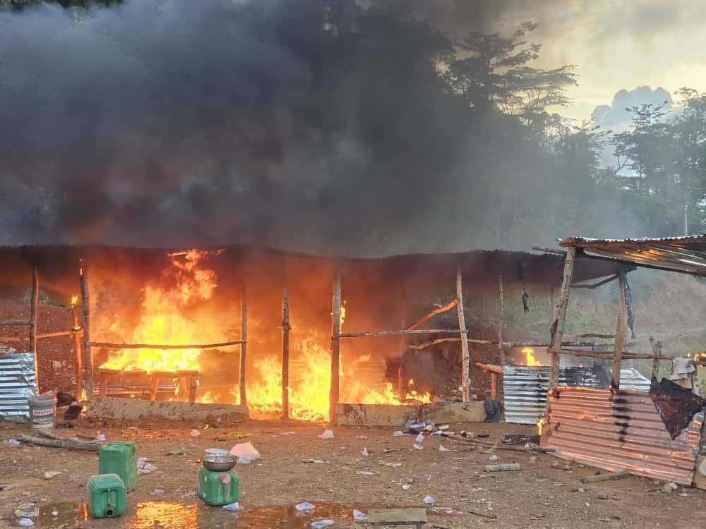 NAIMOS arrests Chinese nationals involved in galamsey, four excavators destroyed