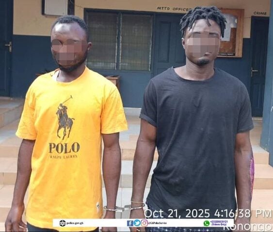 2 arrested in connection with robbery at Adumasa