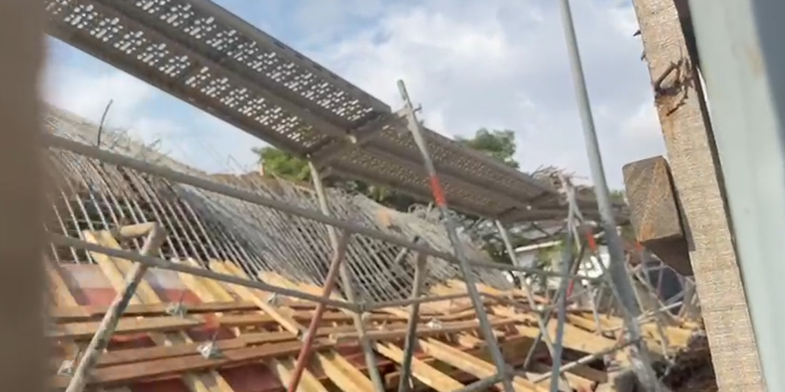 14 construction workers rescued from collapsed building at Roman Ridge in critical condition