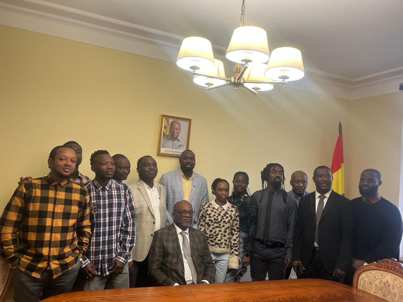 Ghanaian Community in Russia welcomes and engages new Ambassador on key development areas
