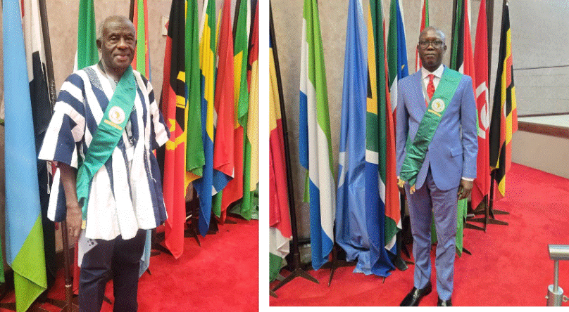 Collins Dauda, Bernard Ahiafor sworn in as members of the Pan African Parliament in South Africa