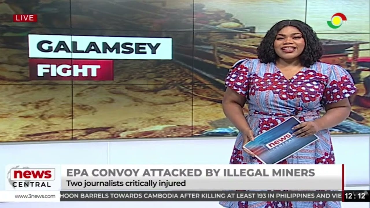 EPA Officials Run For Their Lives as Armed Galamsey Operators In Obuasi Attack