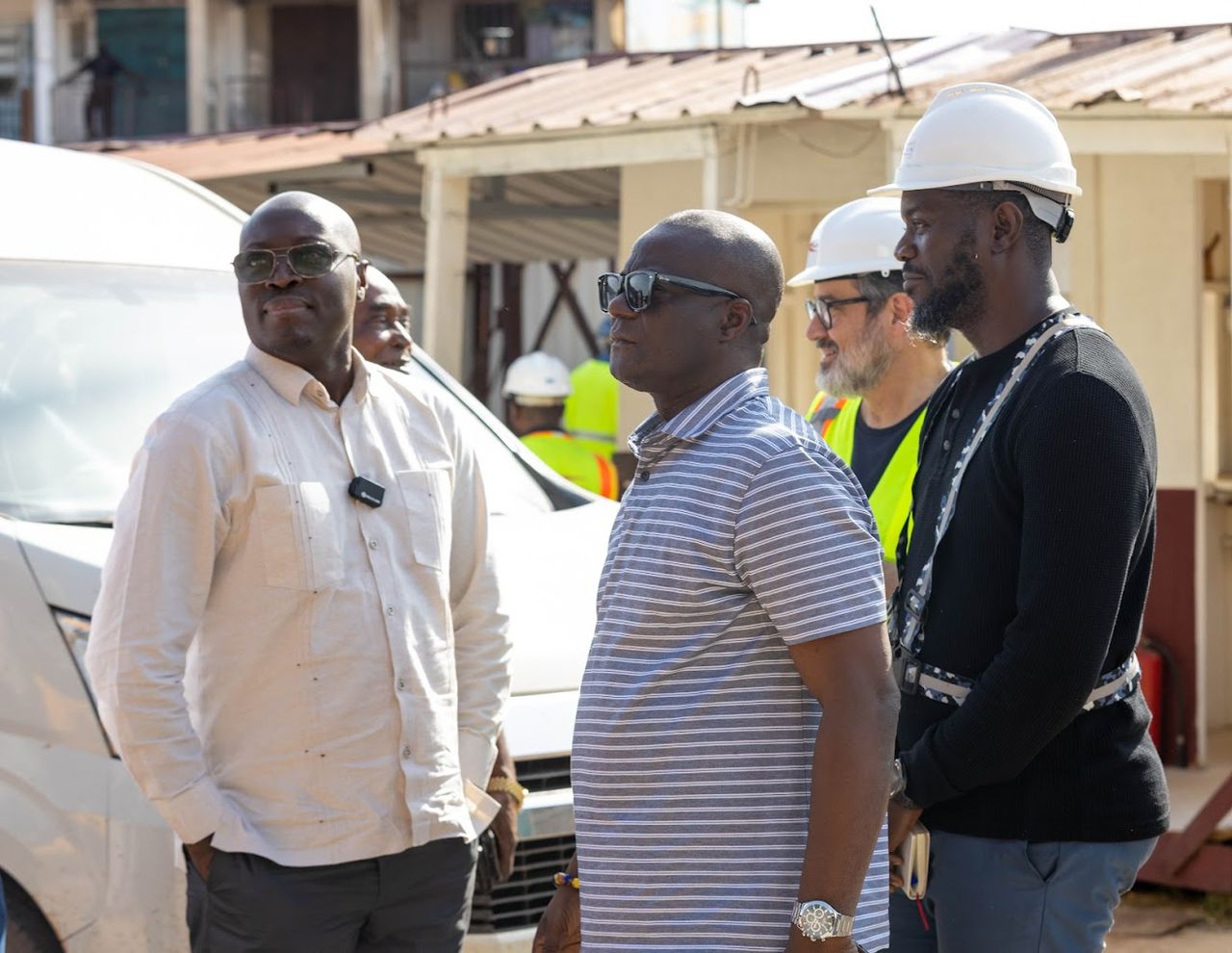 Photos: Finance Minister inspects abandoned Takoradi Market Circle project, pledges resumption in 2026